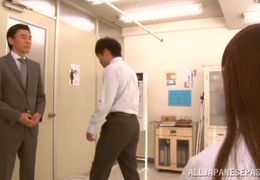 Buddy pulls his boner out and destroys pleasing japanese darling Fuuka Nanasaki